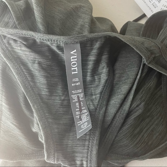 VUORI NWT LUX ROMPER JUMPSUIT CHARCOAL GREY HEATHER SMALL LARGE - Picture 8 of 8